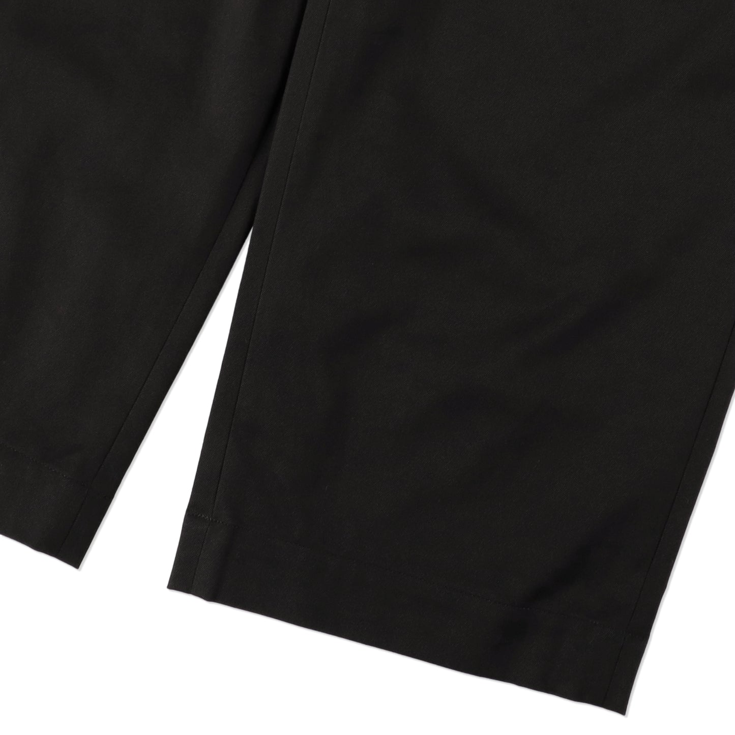 UNIVERSAL PRODUCTS NO TUCK CHINO TROUSERS BLACK【233-60506】(N)