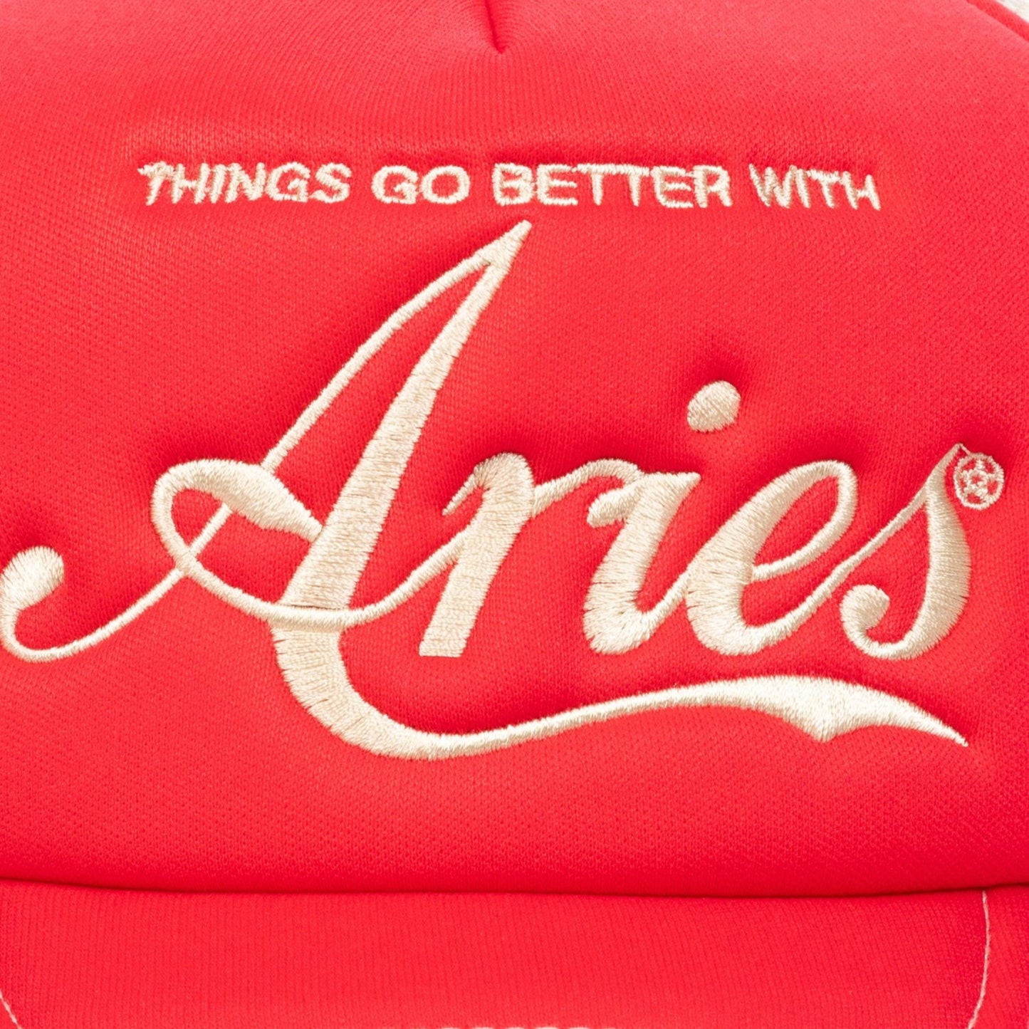 Aries Cola Cap Red ロゴ画像|Aries公式通販 – STUDY SHOWROOM