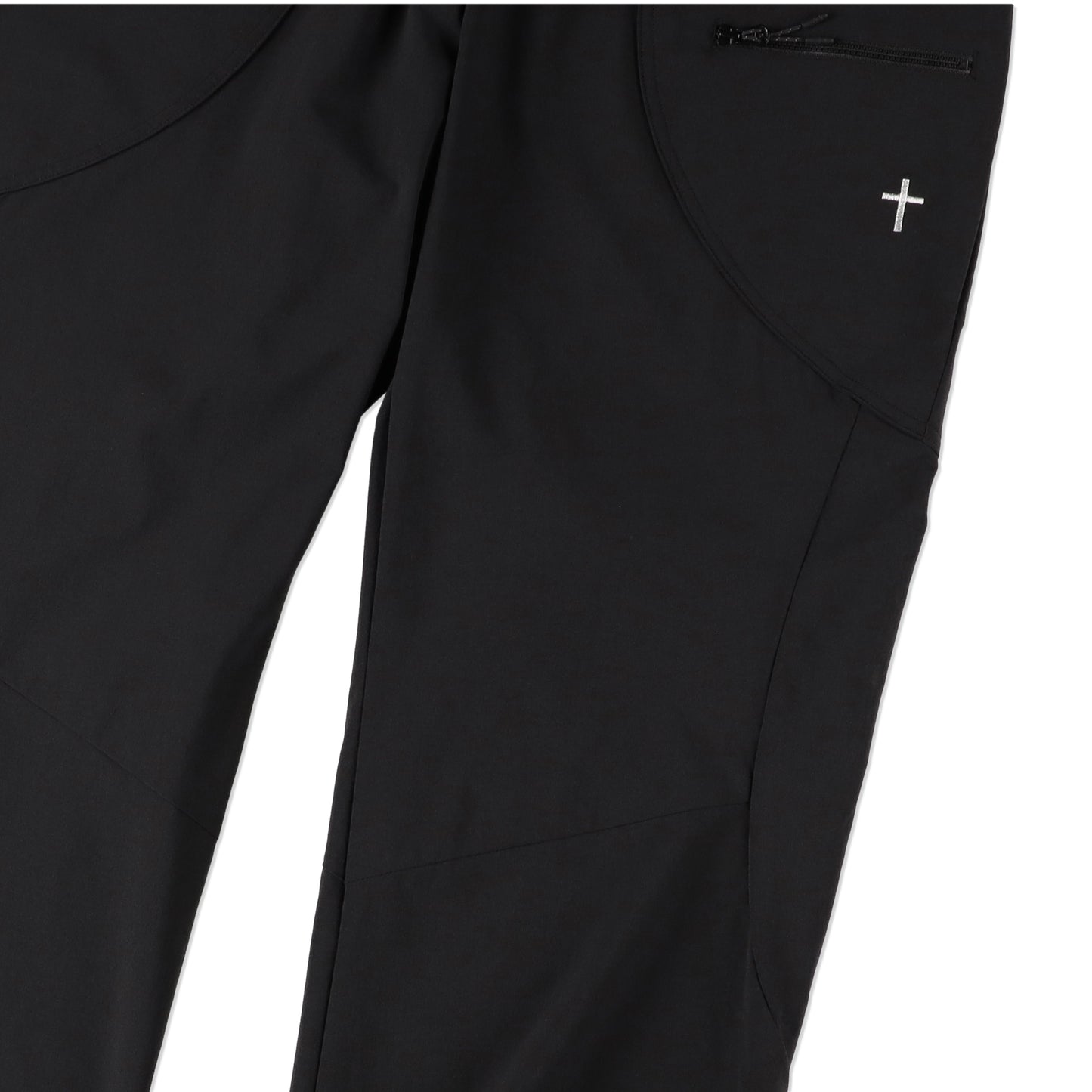 SOLARIS SPORTS NYLON FLARE PANTS BLACK【SOLSS25P02】