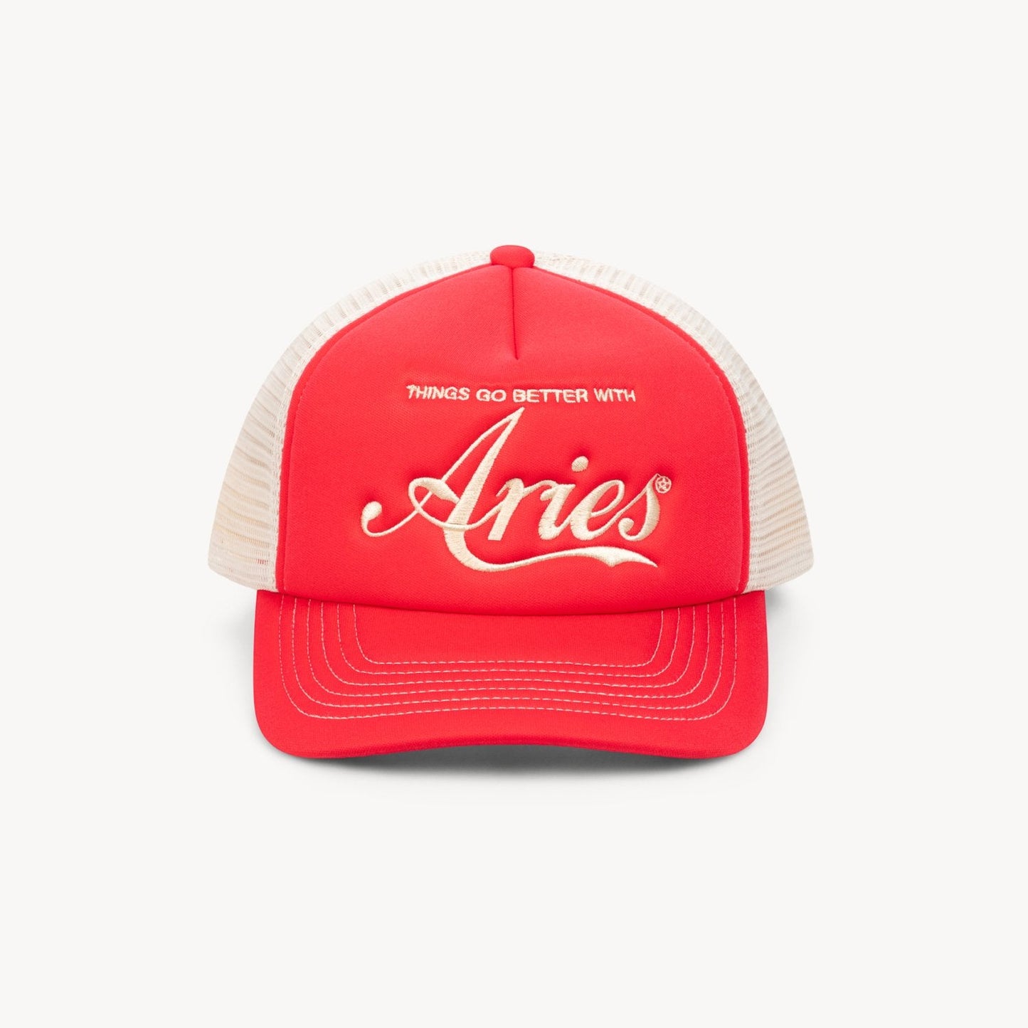 Aries Cola Cap Red 正面画像|Aries公式通販 – STUDY SHOWROOM
