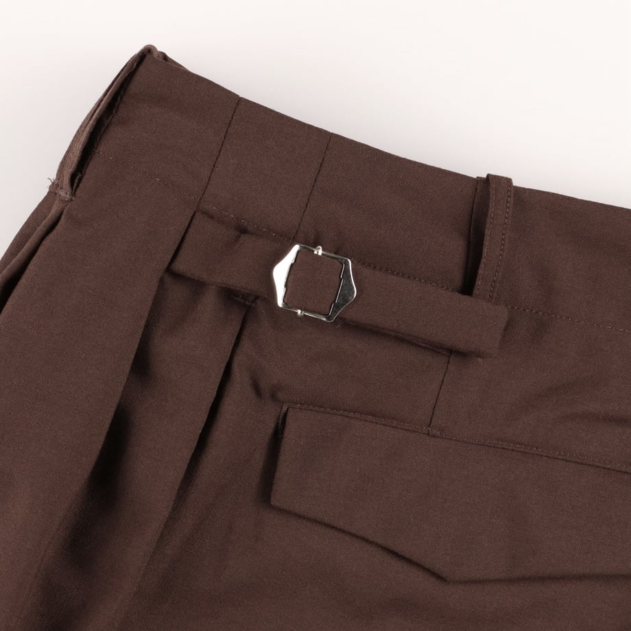 UNITUS(ユナイタス) Ceremony Pants Brown【UTSFW22-P01】