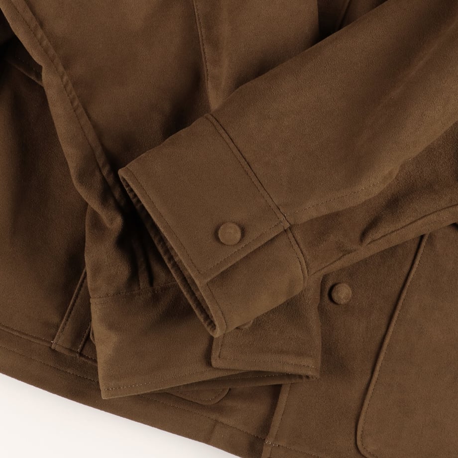 UNITUS(ユナイタス) 6 Pocket Eco Leather Jacket Brown【UTSFW22-J04】