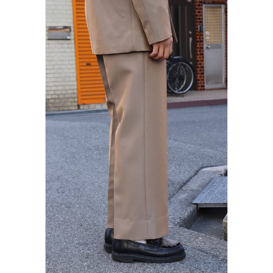 UNITUS(ユナイタス) Classic Wide Pants Beige【UTSFW20-P03】