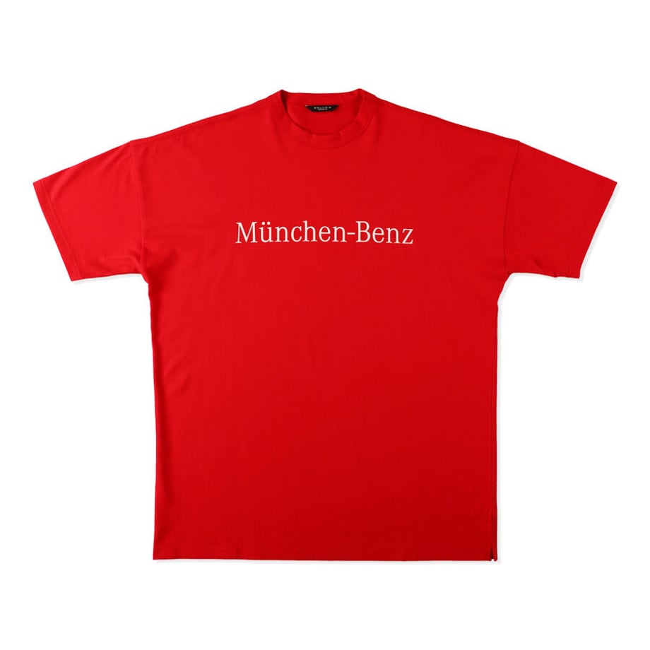 SOLARIS SPORTS MUNCHEN LOGO S/S TEE RED【SOLSS23CS03】