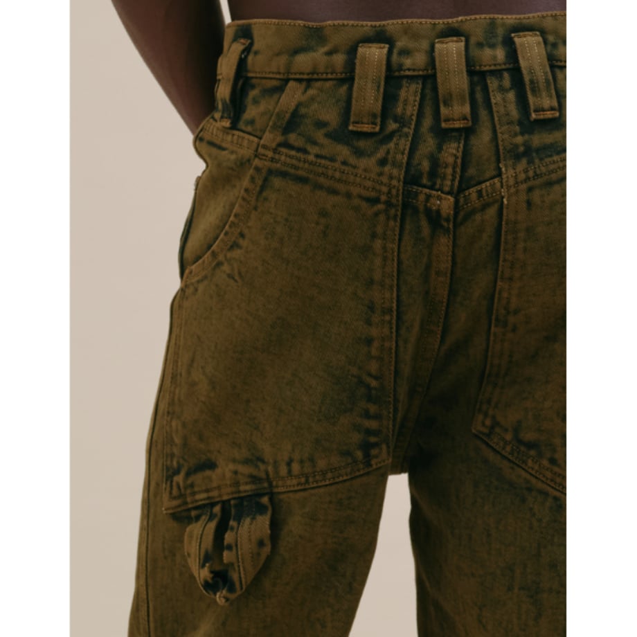 ECKHAUS LATTA BAGGY JEAN BOREAL【555-EL-PS25-B】(N)