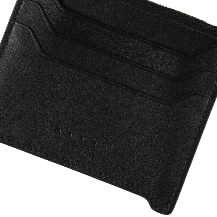 MARNI CARD CASE BLACK【PFMO0112U0P6948】(N)