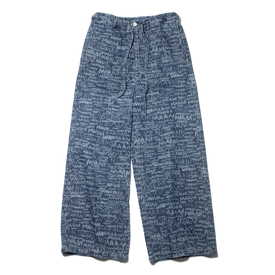 MARNI TROUSERS BLUE KYANITE【PUJU0104A0USCX38】(N)