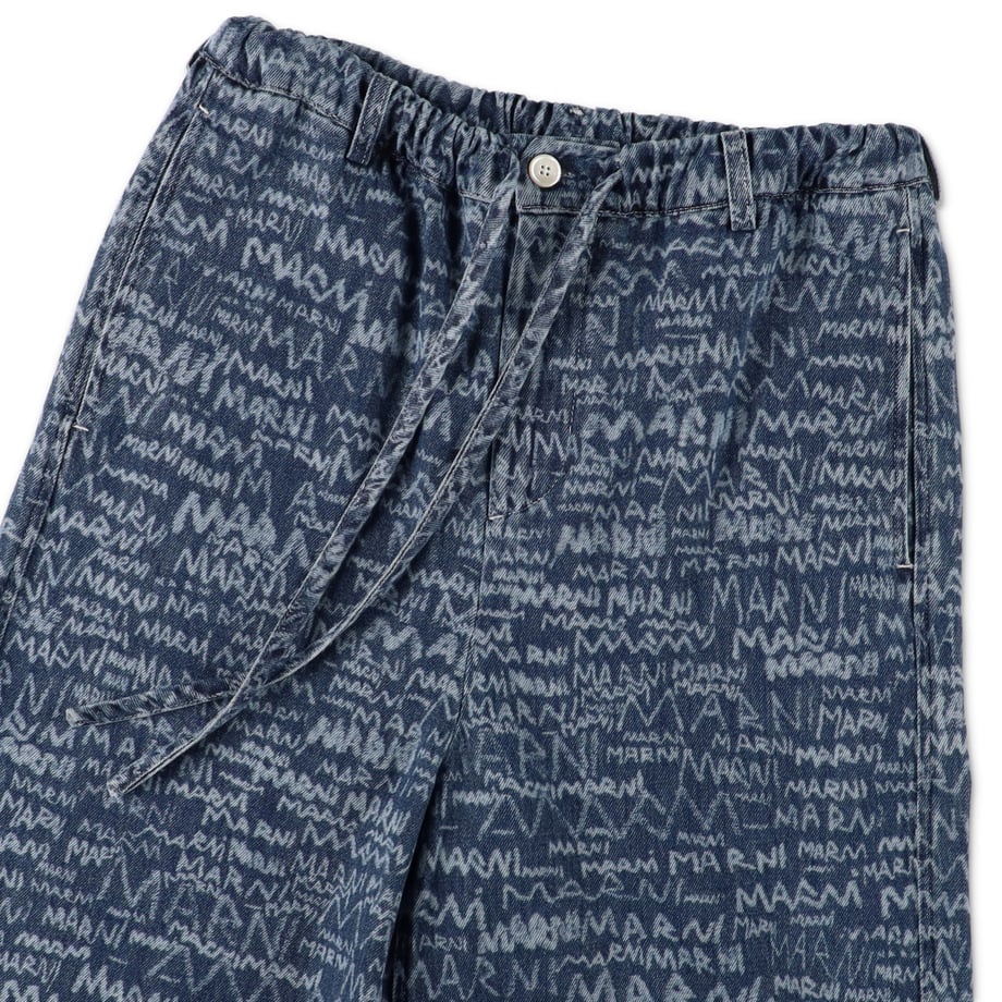 MARNI TROUSERS BLUE KYANITE【PUJU0104A0USCX38】(N)