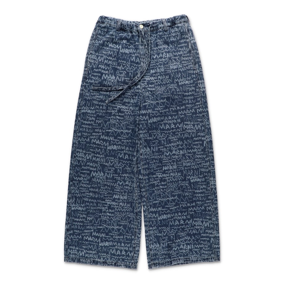 MARNI TROUSERS BLUE KYANITE【PUJU0104A0USCX38】(N)