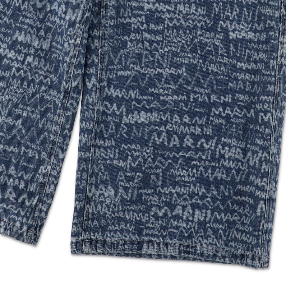 MARNI TROUSERS BLUE KYANITE【PUJU0104A0USCX38】(N)