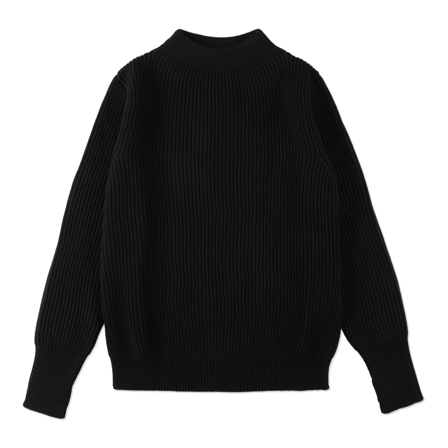 NAVY CREWNECK Black - ANDERSEN-ANDERSEN 正面