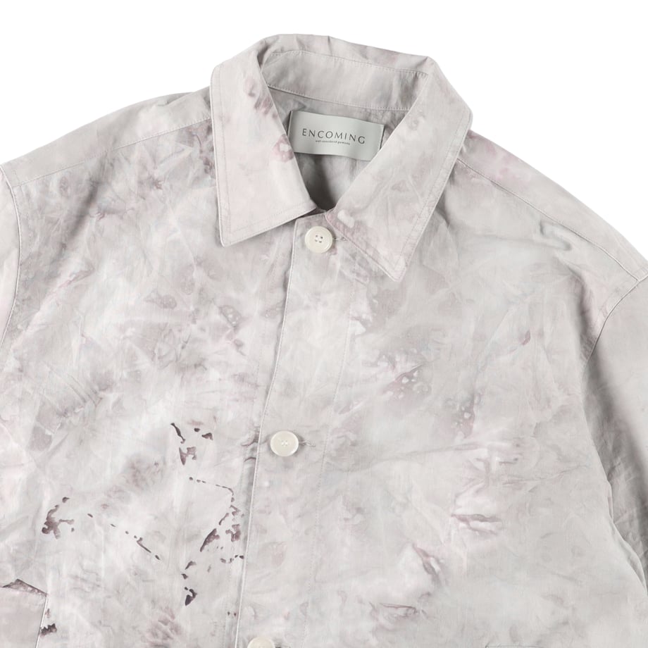 ENCOMING WELT POCKET SHIRTS JACKET WHITE【WPSJ-W】