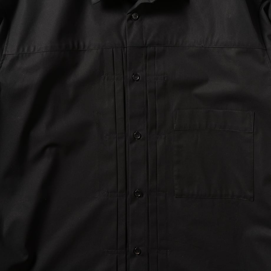 AFTERHOURS PLEATED BLOUSON BLACK【A006-E1JK】(N)
