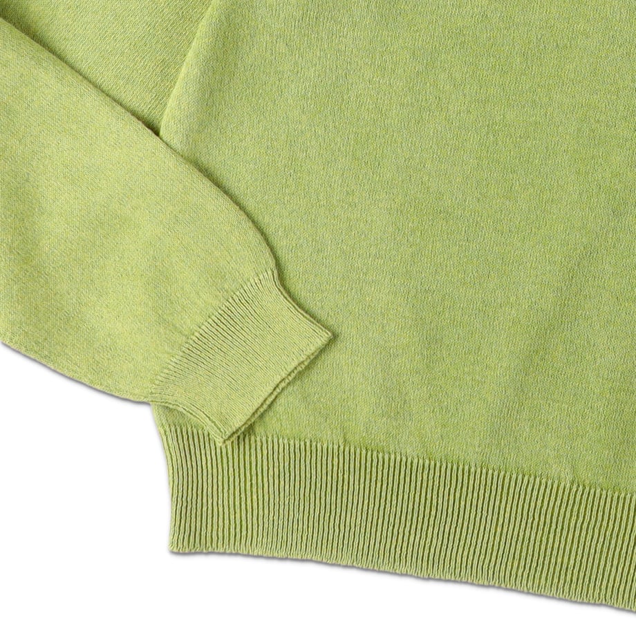 ENCOMING KNITTED V NECK JUMPER LIME【KNVJU-LI】