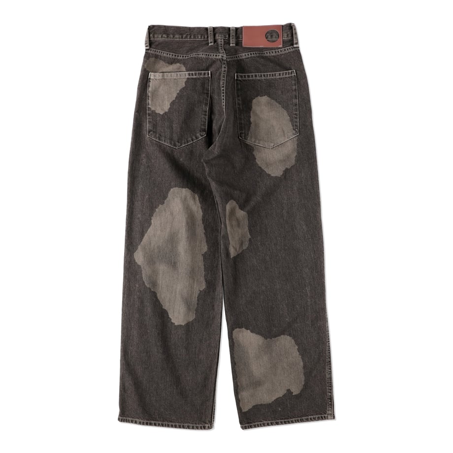 ENCOMING SPOTTED DENIM TROUSER BLACK【SPDTR-B】(N)