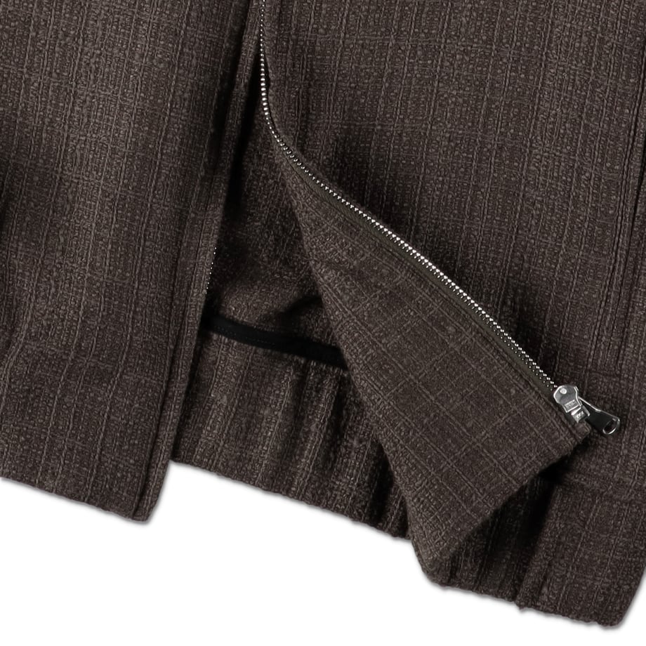 ENCOMING ZIP SHORT BLOUSON BROWN【ZSBL-BR】(N)