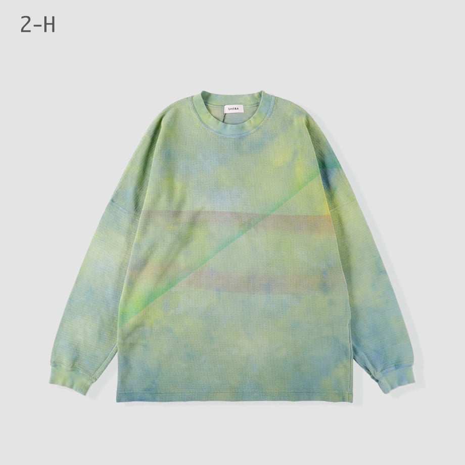SHEBA PAINTED LONG-SLEEVE T-SHIRT VARIOUS【24105001】
