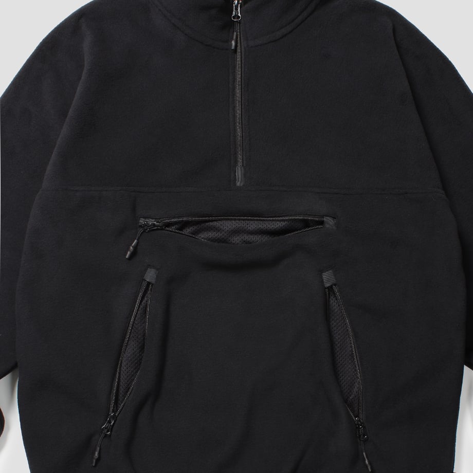 CABARET POVAL ESW Fleece Smock Black【24AW-PVA-SW01】(N)