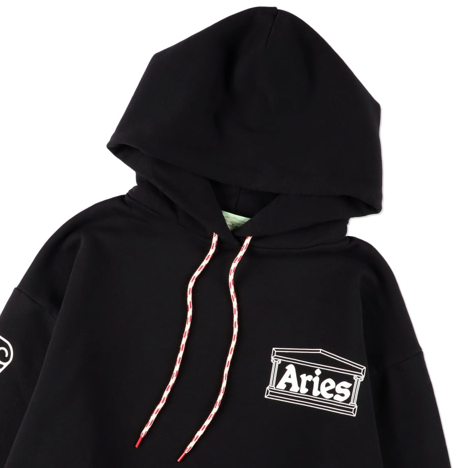 ARIES Column Hoodie Black【AR20010.01】