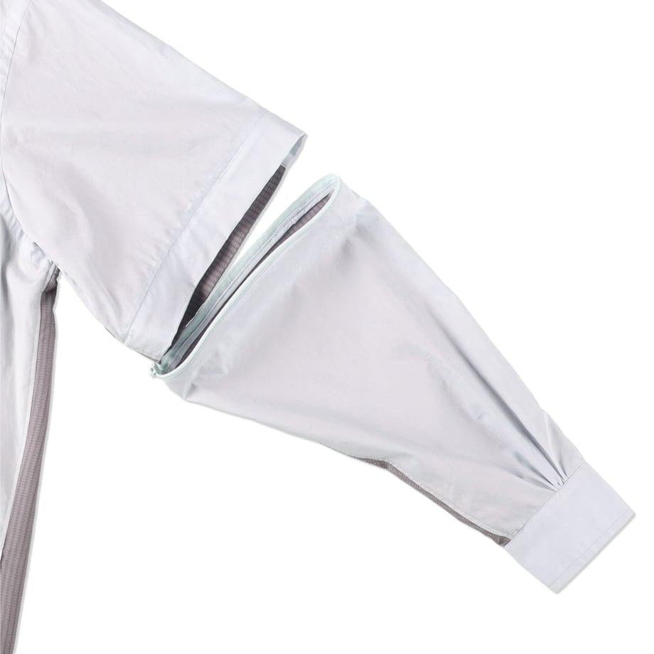 SHEBA OP COLLAR SHIRT GRAY【23014001】