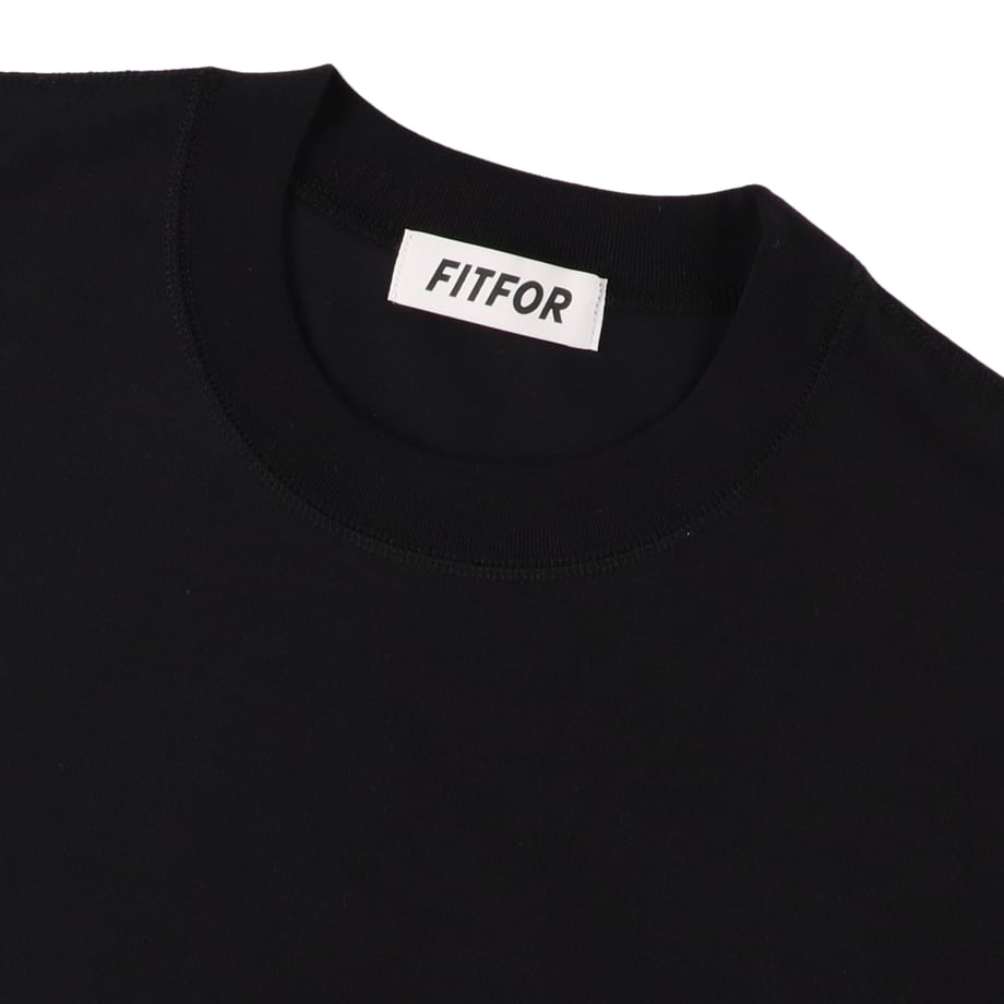 FITFOR BASIC HALF SLEEVE TEE BLACK【#J201】