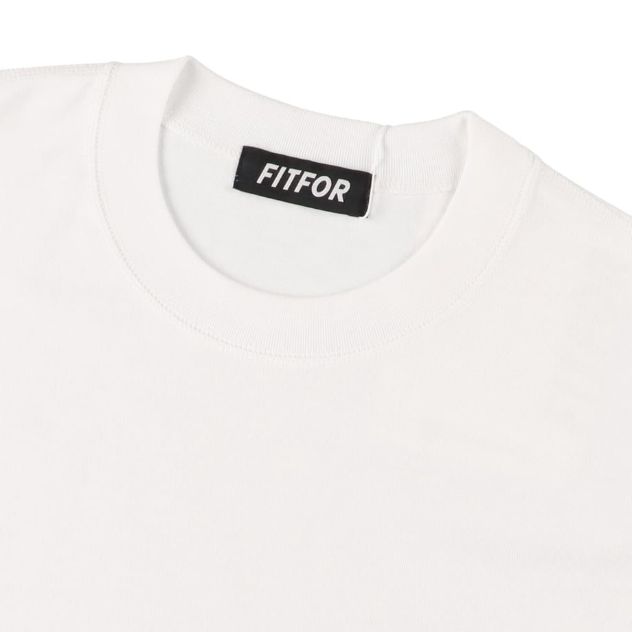 FITFOR BASIC LONG SLEEVE TEE WHITE【#J204】