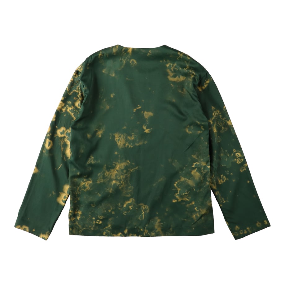 SHEBA RIP V NECK PO GRN/YEL【23012004】(N)