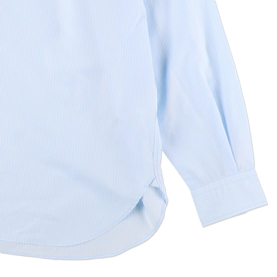 UNIVERSAL PRODUCTS ALBINI FRENCH FRONT L/S SHIRTS STRIPE【243-60301】(N)