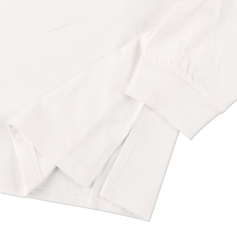 SOLARIS SPORTS EMBROIDERY LOGO L/S TEE WHITE【SOLFW23CS03】