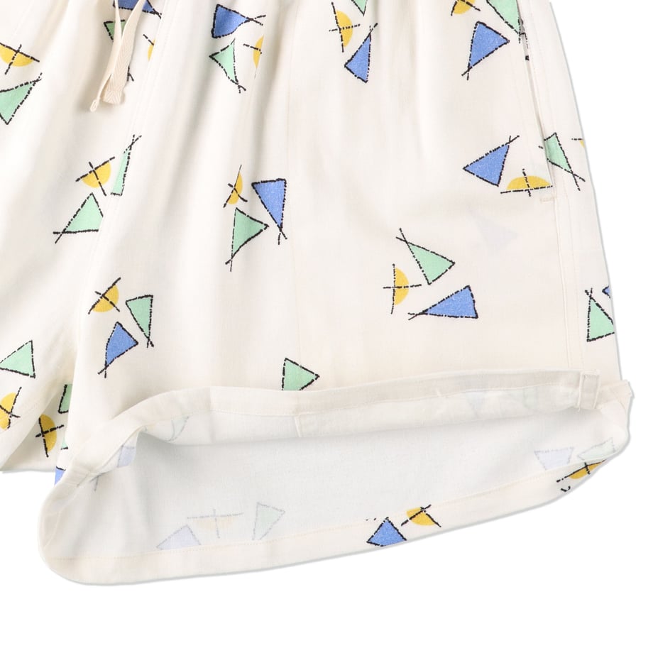 SOLARIS & Co. BAGGIES SHORTS "COCKTAILS" WHITE【V02005】