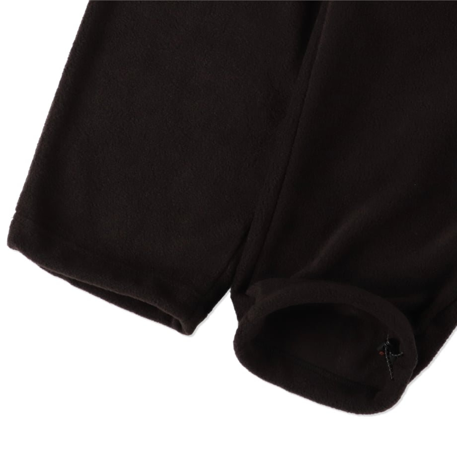 SEE SEE WIDE TAPERED EASY FLEECE PANTS【BLACK】