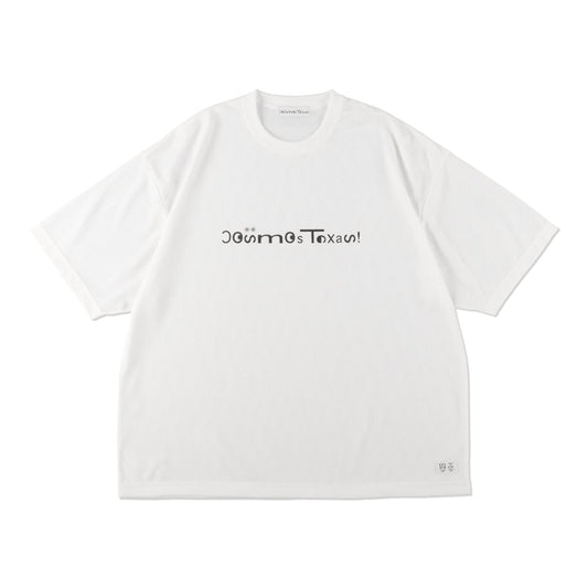 COSMOS TEXAS cosmos texas logo mesh tee white【ctss25CS02】