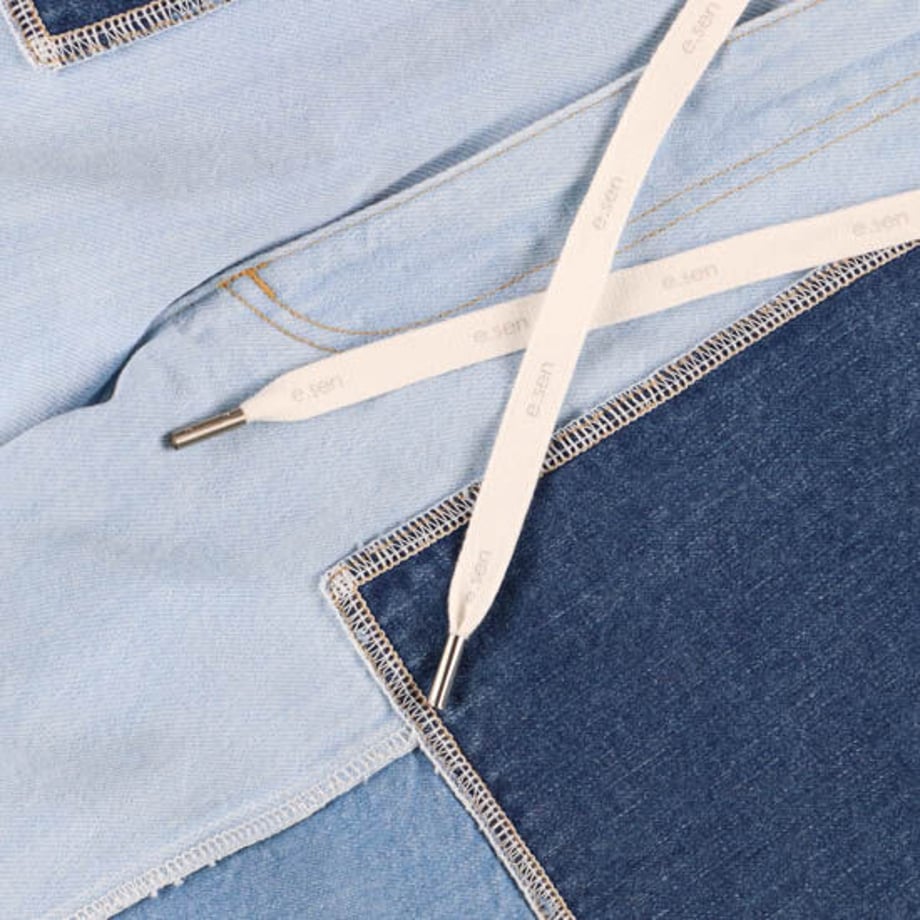 e.sen イーセン tony blue mix denim【esenss23p04】