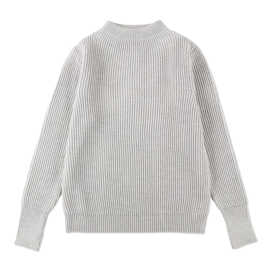 NAVY CREWNECK Light Grey - ANDERSEN-ANDERSEN 正面