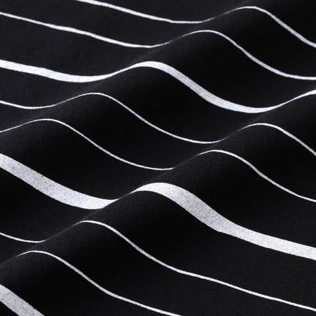 S.F.C SUPER BIG MIX SIDE STRIPES SS TEE Black-White - エスエフシー 生地