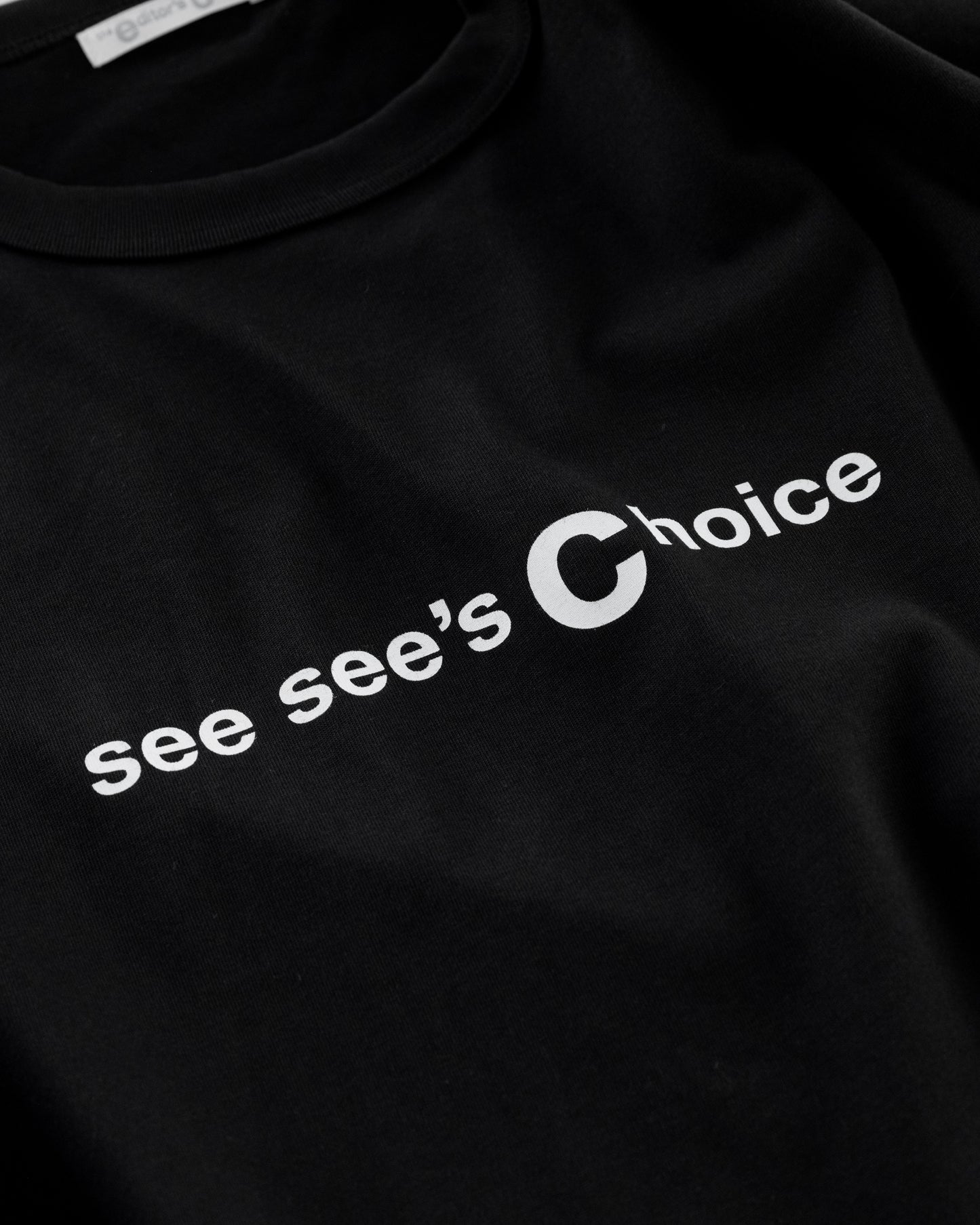 SEESEE'S Choice Logo Tee【Black/White】