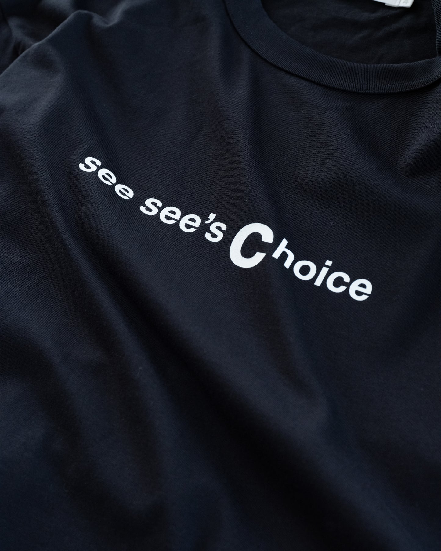 SEESEE'S Choice Logo Tee【Navy/White】