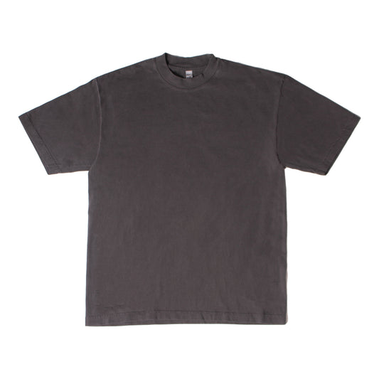 Los Angeles Apparel  Garment Dye Crew Neck T-Shirt Vintage Black【1801GD】