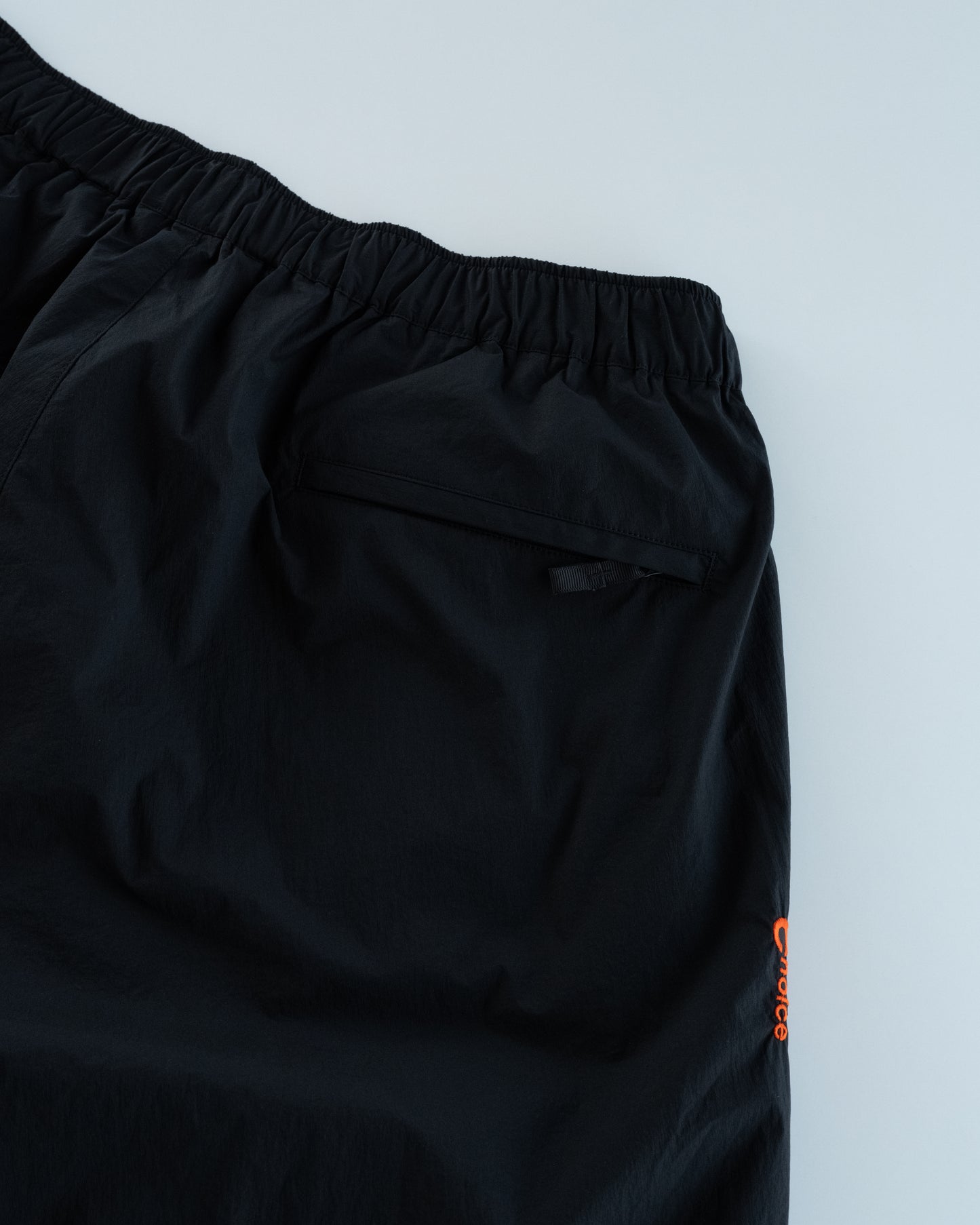 SEESEE'S Choice Easy Double Pleated Shorts【Black/Orange】