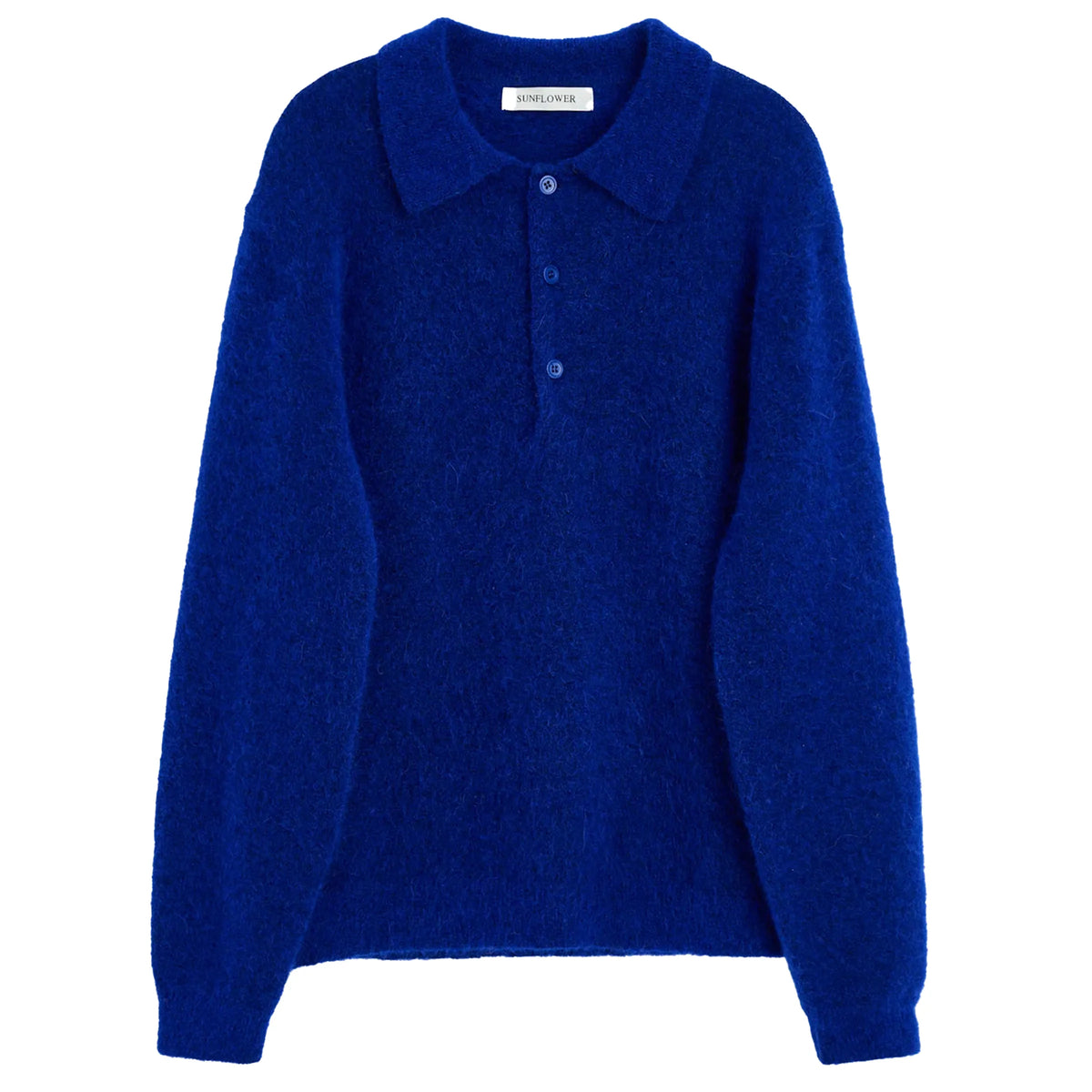 SUNFLOWER Mohair Polo Klein Blue【3074】商品写真 正面