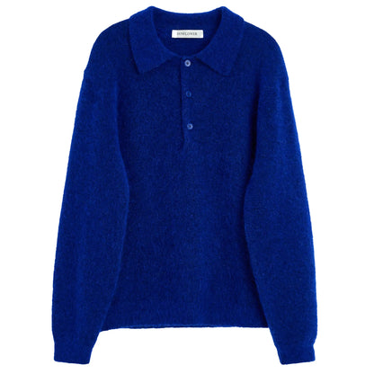 SUNFLOWER Mohair Polo Klein Blue【3074】商品写真 正面