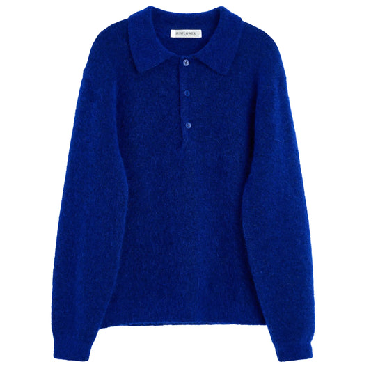 SUNFLOWER Mohair Polo Klein Blue【3074】商品写真 正面