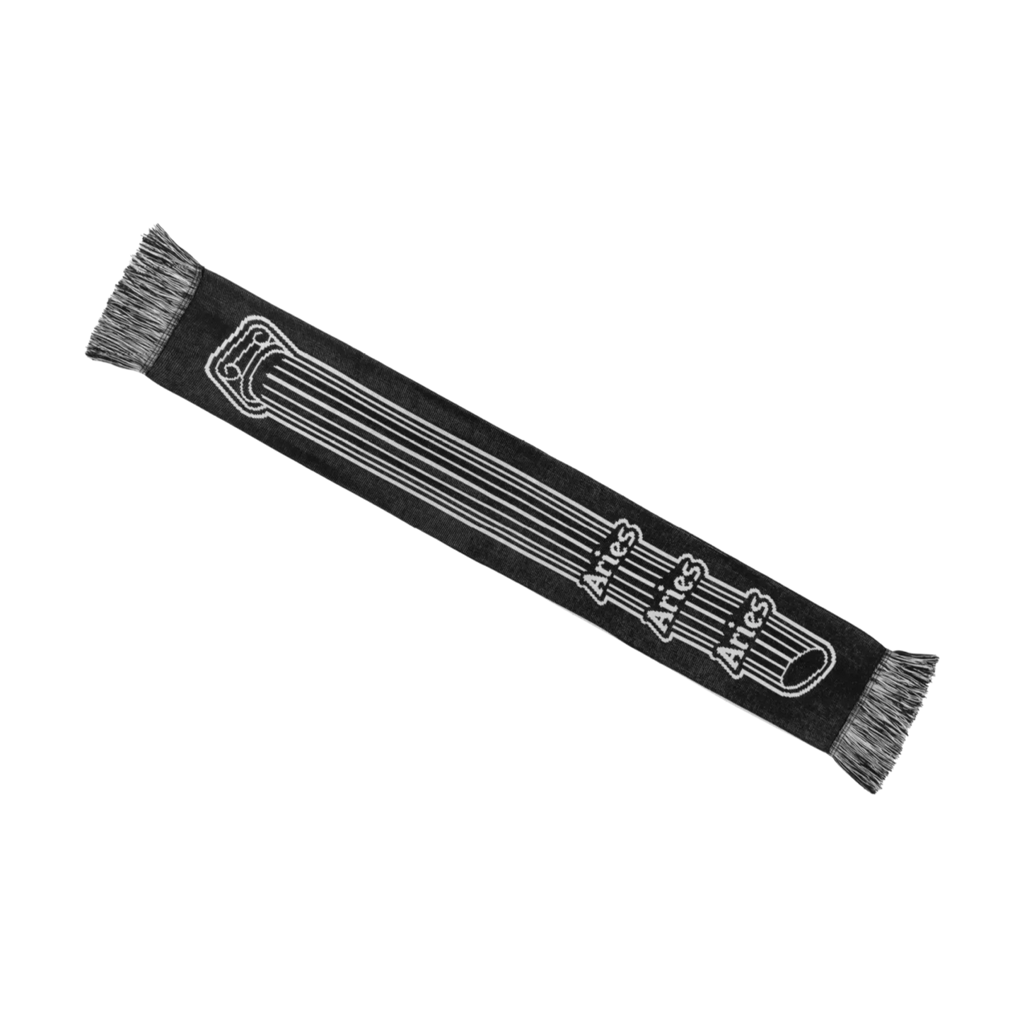 ARIES Column Scarf Black - ARIES 正面