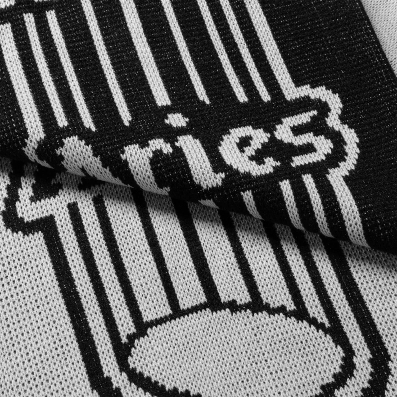 ARIES Column Scarf Black - ARIES 生地部分のディテール