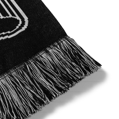 ARIES Column Scarf Black - ARIES フリンジ部分のディテール