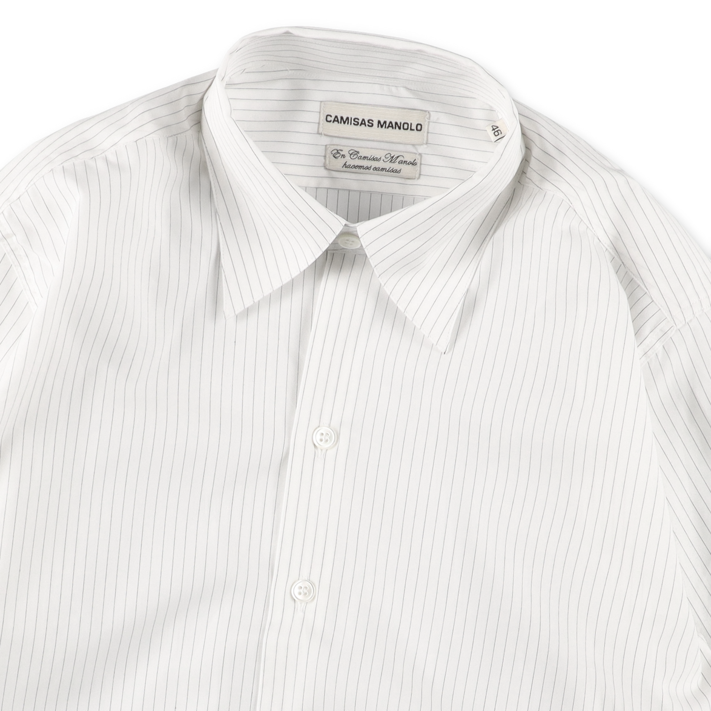 CAMISAS MANOLO - Off White Black Stripes Normal Shirt – STUDY