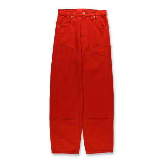 ECKHAUS LATTA DOUBLE KNEE BAGGY JEAN POPPY【1229-EL-PS26-P】