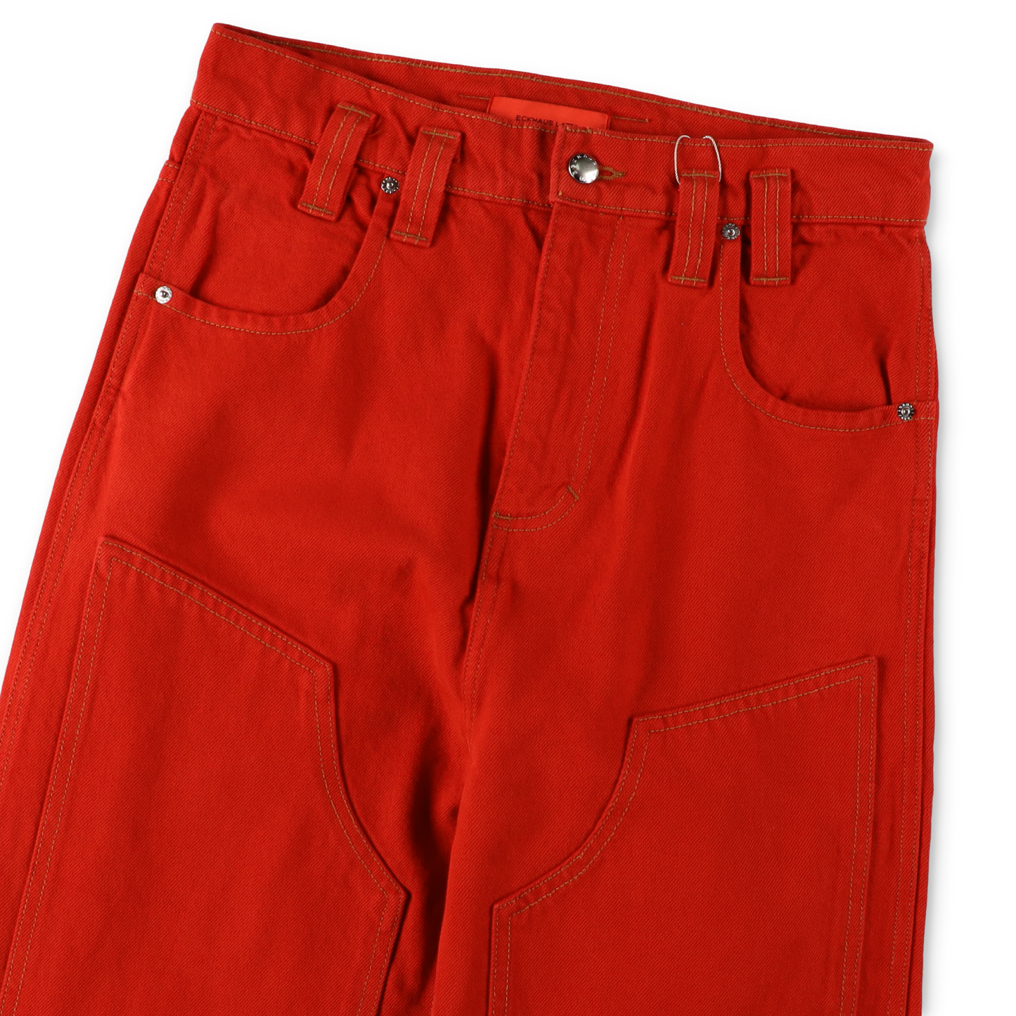 ECKHAUS LATTA DOUBLE KNEE BAGGY JEAN POPPY【1229-EL-PS26-P】