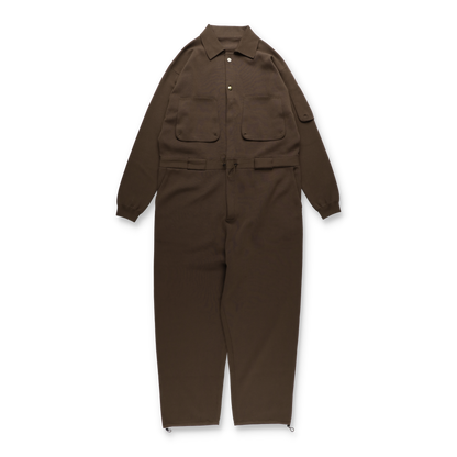 MEIAS KNIT OVERALL BROWN [XXN-6S15] (N)
