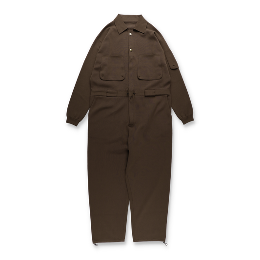 MEIAS KNIT OVERALL BROWN [XXN-6S15] (N)